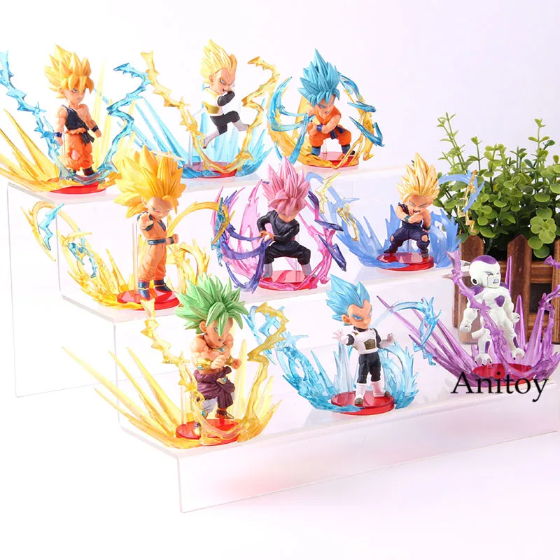 Dragon Ball фигурка взрыв Broli Frieza Супер Saiyan Son Goku/Гохан Вегета Broly Dragon Ball Коллекционная модель игрушки 9 шт./компл
