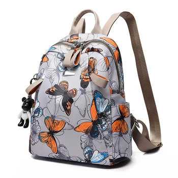 

Casual Backpack Women 2020 New Waterproof Oxford Cloth Printing Multifunctional Travel Backpack Women Outdoor Small School Bag