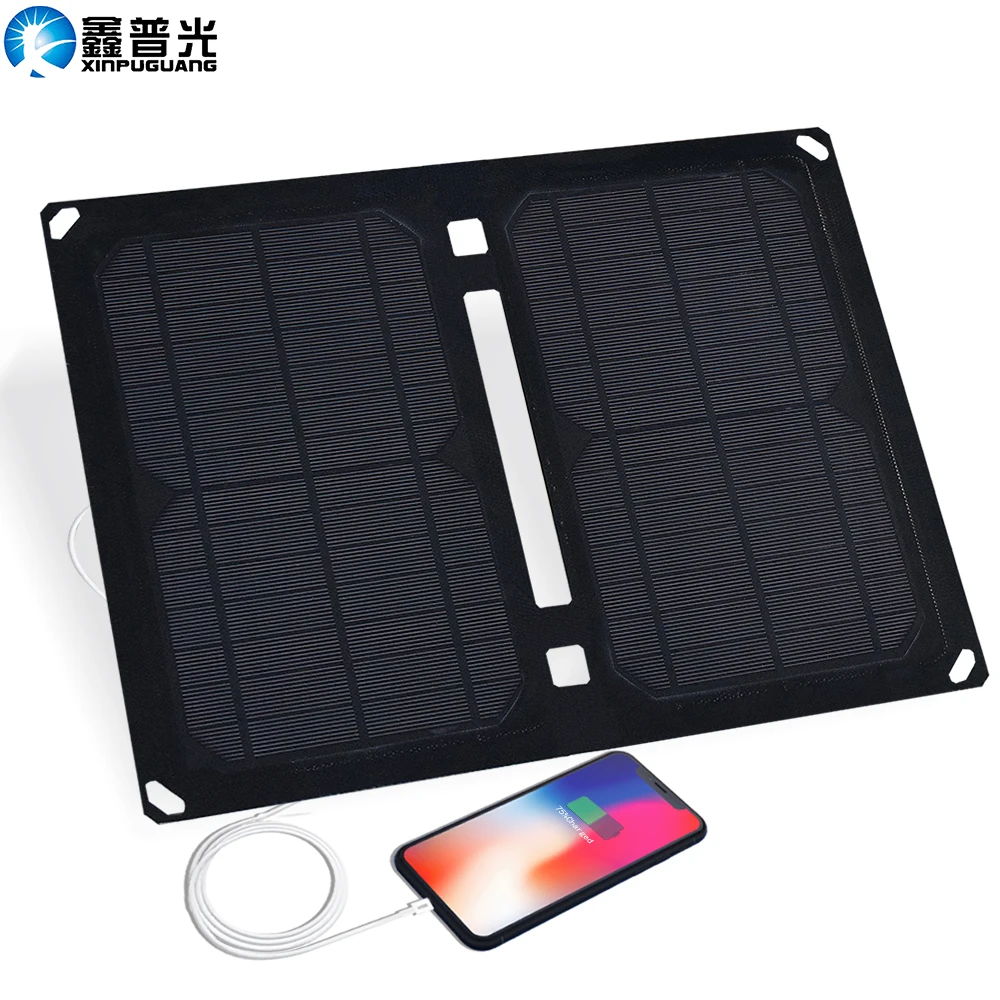 

flexible portable solar panel foldable charger 14w 15w 6v waterproof 5v 2A usb for phone camera outdoor camping travel hiking