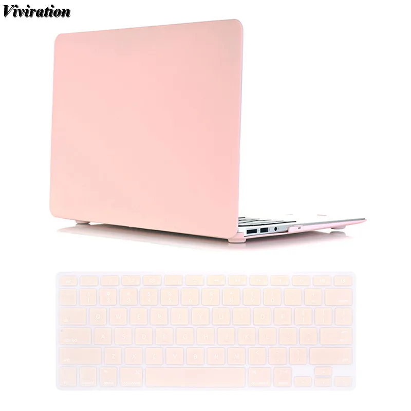 Популярный чехол для ноутбука из ПВХ+ силиконовая клавиатура для Macbook Air 13 A1466 A1369 чехол для Macbook Air Pro retina 11 12 13 15 чехол - Цвет: 005E