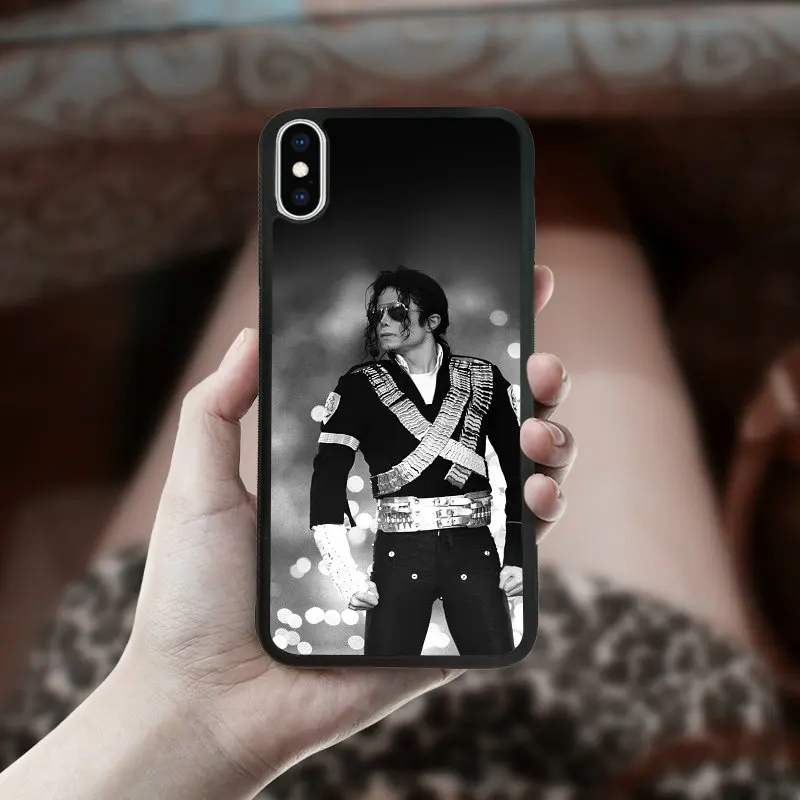 pattern 4 Чехлы для iphone XS Max PC из ТПУ и твердого пластика задняя сумка для мобильного телефона 6,5 дюймов Задняя крышка мягкая оболочка Майкл Джексон певица - Цвет: pattern 4
