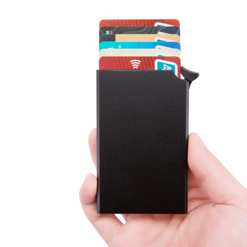 RFID Блокировка Противоугонная Кредитная Держатель для карт тонкий чехол ID карты
