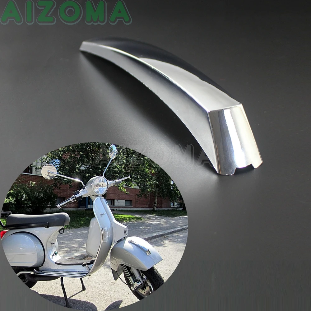 Abs Scooter Front Fender Mudguard Mount Strip Crest Decoration Chrome