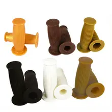 " 25 мм винтажная мягкая резиновая ручка для мотоцикла в ретро-стиле, гелевый поплавок для кафе-гонщика, квадроцикла, грязи, универсальный