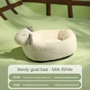 white cat bed