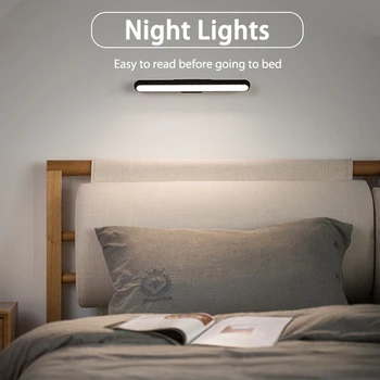 

16 LEDs Hanging Magnetic Night lights Stepless Dimming Table Lamp Chargeable and Eye-protect 2020 New Arrival Desk Lamp