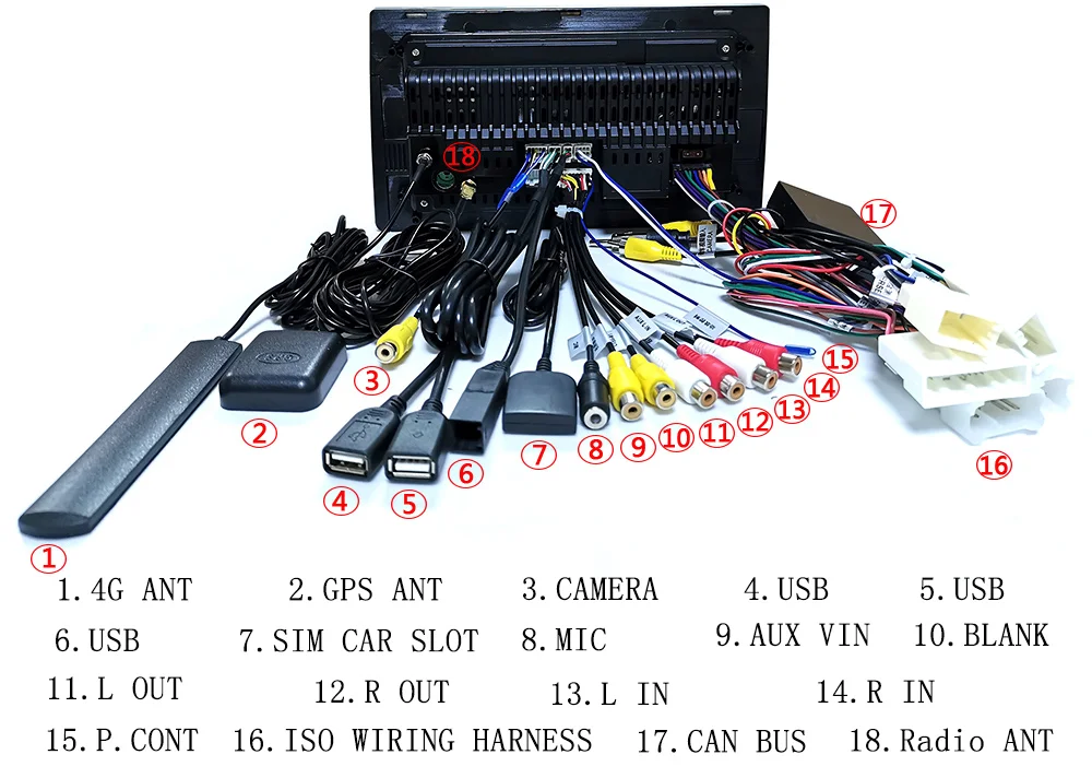 Perfect FUNROVER android 9.0 IPS+2.5D din car dvd gps multimedia player For Toyota Corolla 2013-16 radio navigation navi stereo RDS wifi 14
