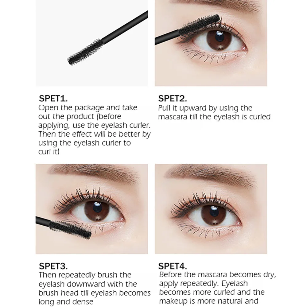 SANANA-4D-Silk-Fiber-Lashes-Thick-Lengthening-Mascara-Long-Black-Lash-Eyelash-Extension-Eye-Lashes-Brush (2)
