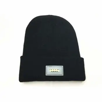 

Unisex Outdoor Multiuse LED Lighting Winter Cap for Night Fishing Hiking Warm Flash Beanie Skull LED Flash Hats Men Women