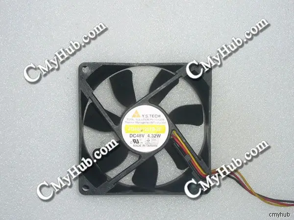 Для Y.S.TECH FD4881257B-2F DC48V 4.32A 8025 8 см 80 мм 80x80x25 3pin охлаждающий вентилятор | Компьютеры и