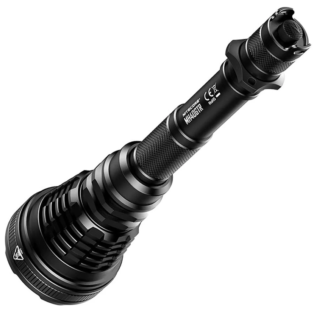 2020 NITECORE MH40GTR Spotlight 1200LM Ultra Long Range 1004M Hunting Search Tactical Rechargeable Flashlight With 18650 Battery