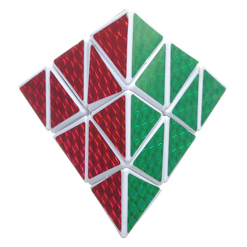 3 x3x3 Пирамида скоростной куб 10x8,5 см Профессиональный Кубик Рубика Пазлы красочные Развивающие игрушки для детей поезд бренд