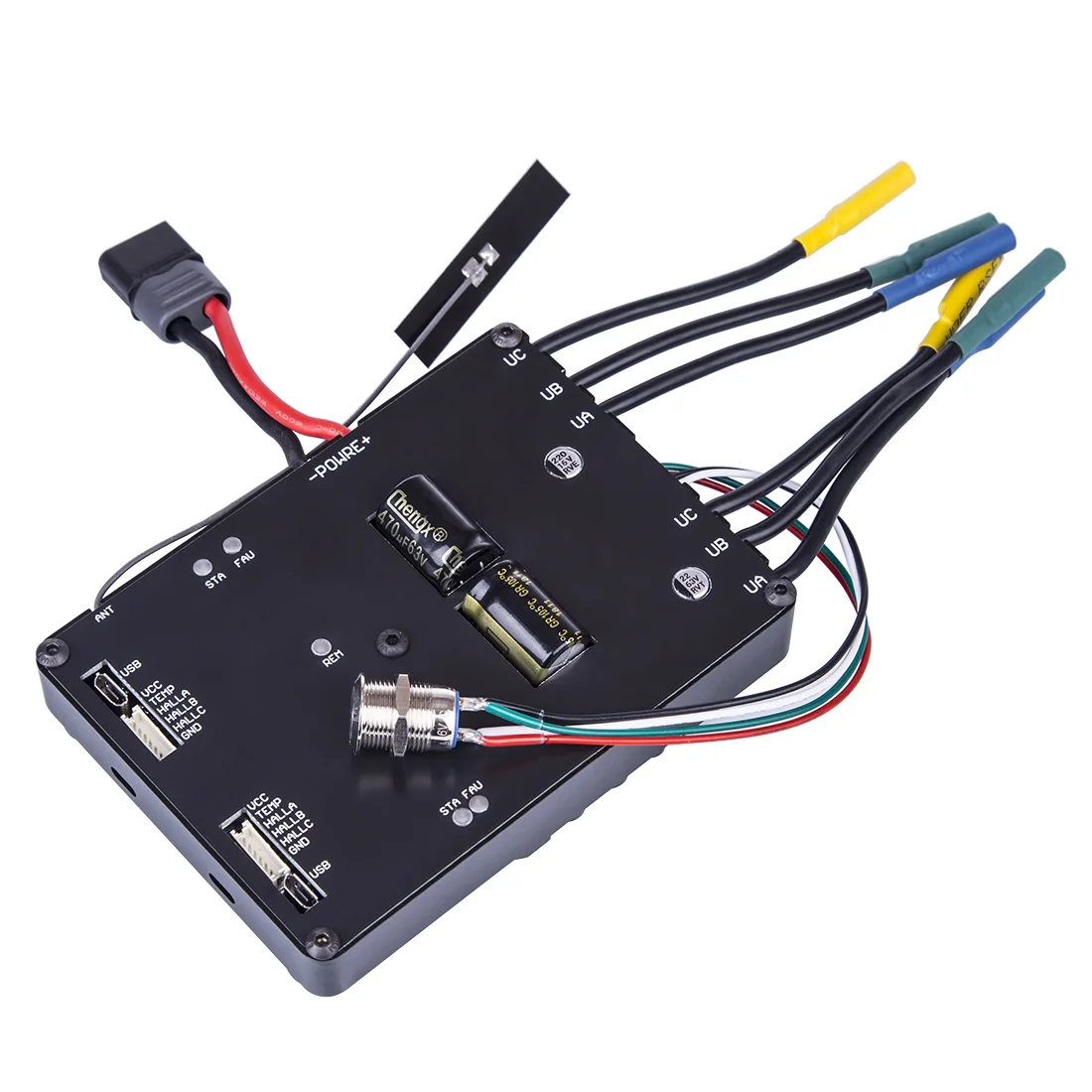 Новый двойной привод ESC ESC6.1 100A 8 60V 3S 12S аккумулятор с чехлом|Скейтборд| |