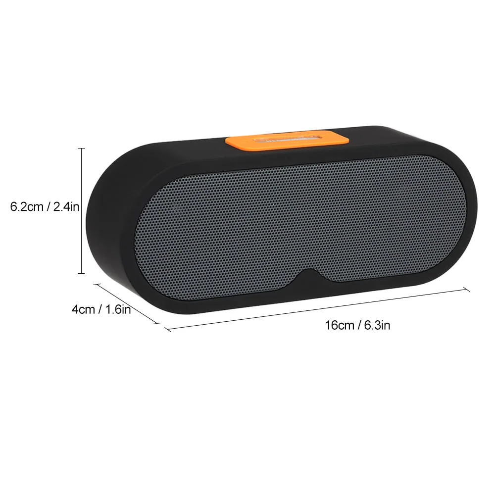 F1-D Wireless Bluetooth Speaker Dual 3W Horn High-quality Sound Portable Speaker Outdoor Loudspeaker TF Card AUX IN