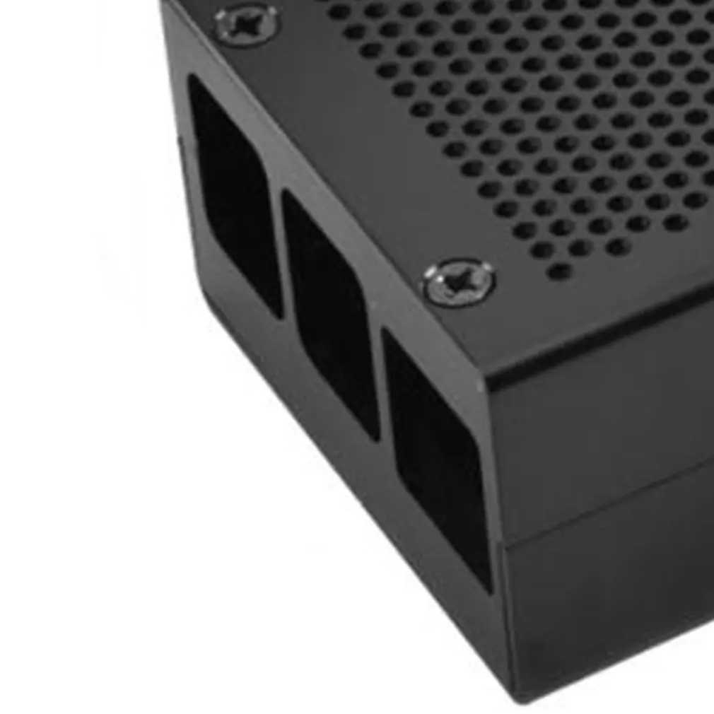 Алюминиевый Чехол для Raspberry Pi 4, черный корпус, серебристый корпус, металлический корпус для RPI 4, Модель B, сменная коробка