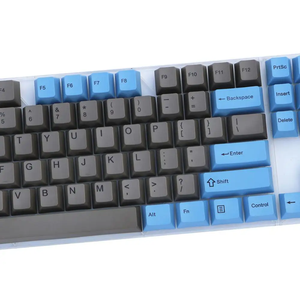 Синий и серый микс keycap 108/133 клавиш PBT Вишневый профиль краситель-сублимированный MX Переключатель для механической клавиатуры keycap не клавиатура