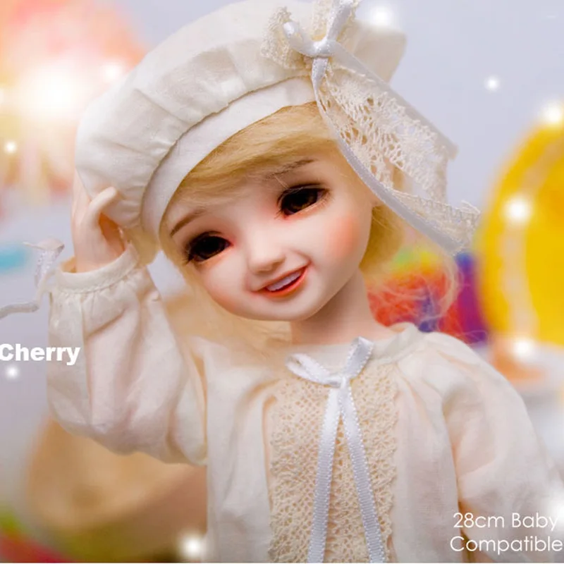 Полный набор BJD кукол SD куклы 1/6 вишневые куклы с подвижными суставами улыбающееся лицо куклы