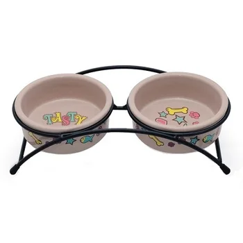 

TRIOL ceramic bowl on a stand dog Gourmand Triol CB12