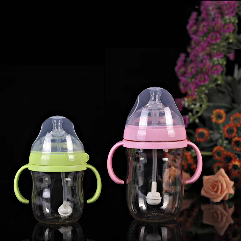 

Infant Ultra-Wide Mouth PPSU Baby Feeding Bottle Wide Mouth Shatter-resistant Drop-resistant High-temperature Resistant against