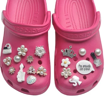 Charms de plástico especial para zapatos de Croc, Charms de diseño personalizado para zapatos de Croc para niños, adornos de decoración de Jibitz, flor de Croc para zapatos