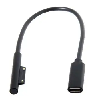 

1 Lot / 5 PCS DC 15V Type-C USB-C Female to Surface Pro3 Pro4 Pro5 Pro6 Book Pro Charge Cable