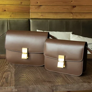 

2020 Trendy retro small square bag mini one shoulder cross-strap stewardess bag simple women's bag purses crossbody