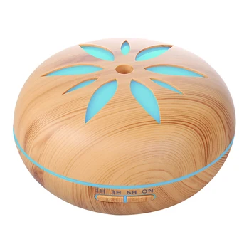 

550ML Aroma Diffuser Ultrasonic Humidifier Light Mist Maker Atomizer Electric Aroma Diffuser Mini USB Air Humidifier Fogger