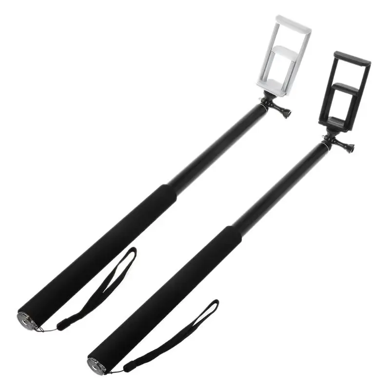  3m 118 inch Aluminum Monopod Extendable Selfie Stick for GoPro iPhone iPad DSLR Action Camera 3.5