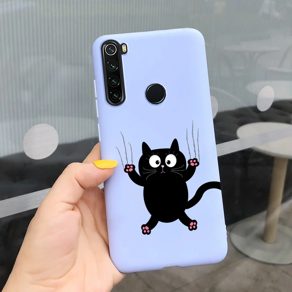 For Fundas Xiaomi Redmi 8A Note 8 Pro Case Cute Cartoon Silicone Pattern Back Cover For Redmi Note 8 Pro Redmi8 A8 8 A Phone Bag xiaomi leather case card Cases For Xiaomi