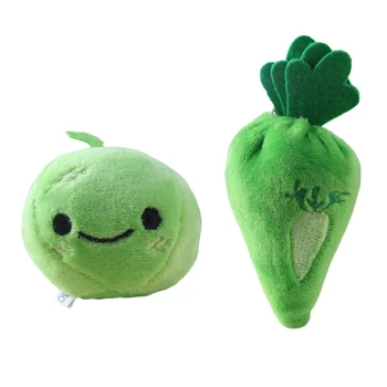 

Bag Keychain Accessories Green Apple Radish Decoration Children Plush Toys Children Small Mini Plush Toy