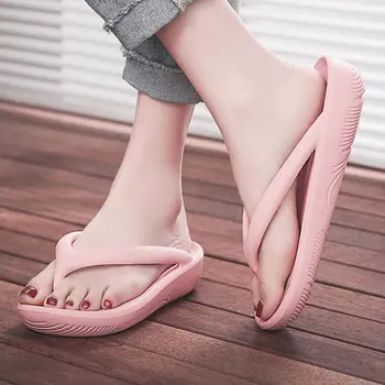 

2020 Summer Women Flats Slippers Casual Non-Slip flip flops Home shoes Comfortable Female Footwear Beach Sandals