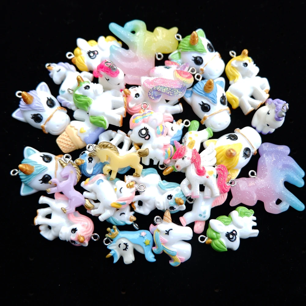 Jewelry Charms 10PCS 2-3 cm Mix set For handmade Decoration Bracelets Necklace Earring Key Chain