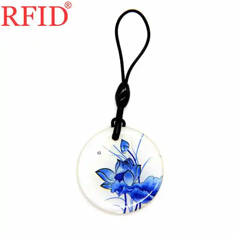 ID 125 кГц EM4305 EM4205 перезаписываемый реплицируемый брелок RFID Круговой водонепроницаемый брелок жетон тег карта контроля доступа 1 - Цвет: 1pcs Random Color