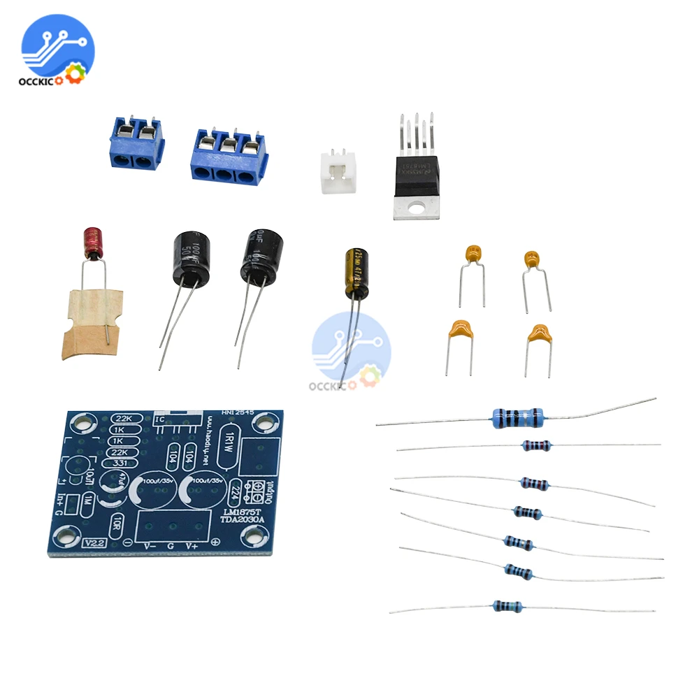 LM1875T моно усилитель плата аудио стерео HIFI звуковая для Arduino DIY спикер комплект