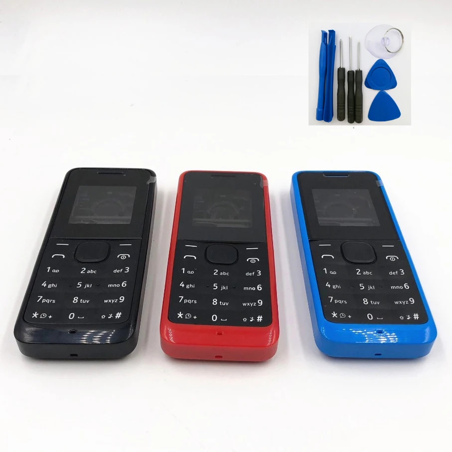 Корпус чехол + английский/русский/Иврит Клавиатура для Nokia 105 RM1133 RM-1133 RM1134 RM-1134