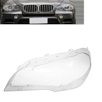 

Car Clear Headlight Lens Cover Replacement Headlight head light lamp Shell Cover for BMW X5 E70 2008-2013