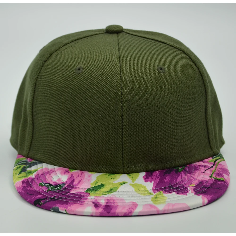 Полностью закрывающая Кепка с прямым козырьком, облегающая бейсбольная шляпа в стиле хип-хоп с цветком 55-62 см, небольшое количество, как индивидуальный дизайн
