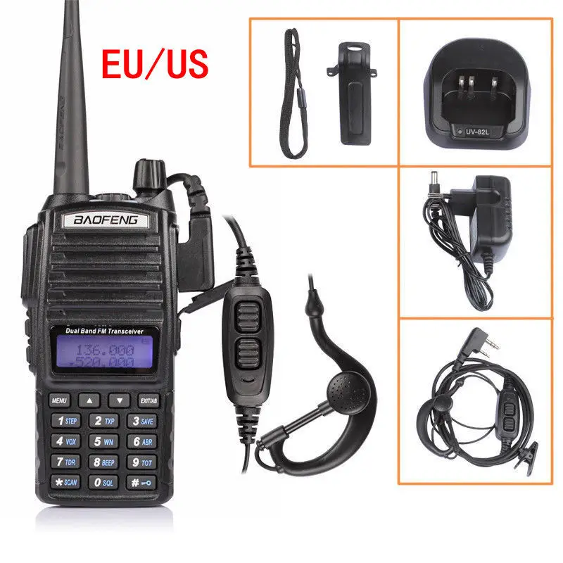 Профессиональный 8 Вт двухдиапазонный двухсторонний радиоприемник VHF UHF рация трансивер 50 CTCSS/104DCS кодер и тон поиск
