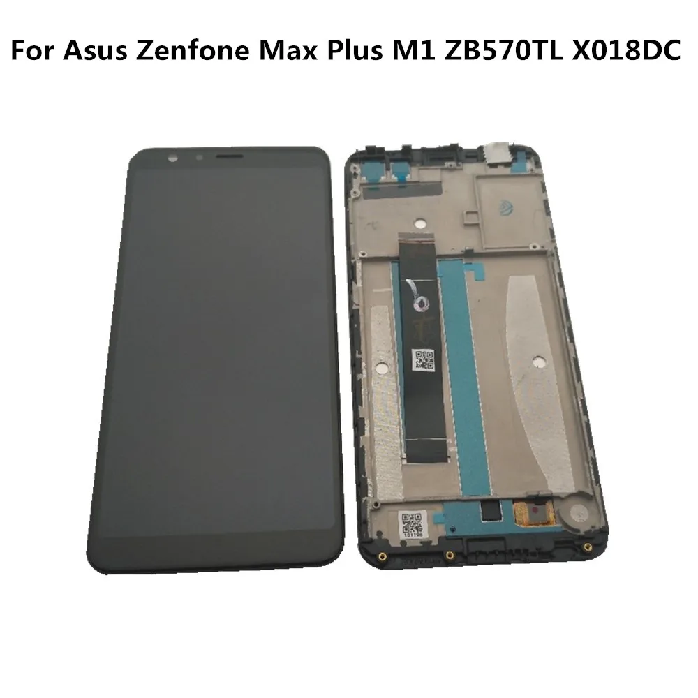 

Original 5.7" For Asus Zenfone Max Plus M1 ZB570TL X018DC LCD Display Touch Digitizer Screen Panel Assembly with frame+Tools