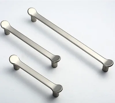 96 128 192mm modern simple black peal gray kitchen cabinet wardrobe door handle gold cupboard bathroom cabinet pull knob handle - Color: PEAL GRAY