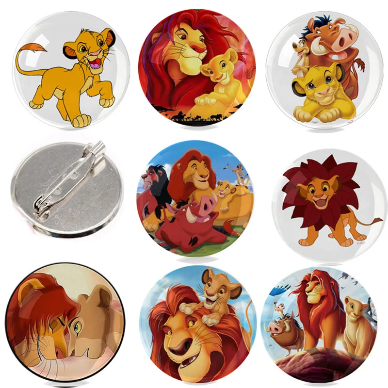 Spilla The Lion Badge Ciondolo King Jewelry For Kids Baby Jewelry T Shirt Accessori