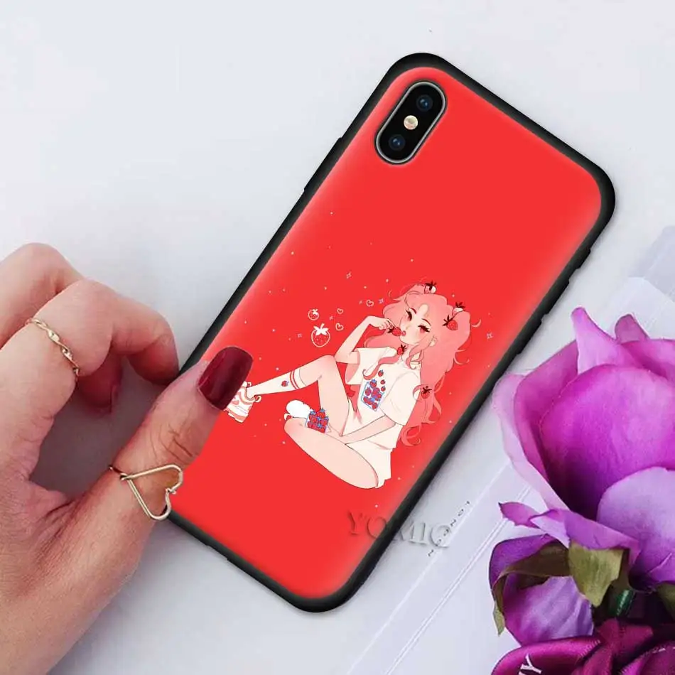 Чехол для телефона Apple iPhone 11 Pro 7 XR 6 X XS MAX 8 6S Plus 5 5S SE 2020 ТПУ черный мягкие чехлы