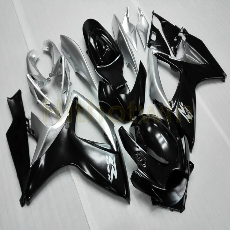 Пользовательский капот мотоцикла для GSX-R600750 2006-2007 K6 ABS пластик обтекатель литья под давлением прессформы черный - Цвет: F
