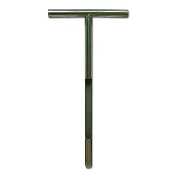 

Durable Outdoor Tubular Golf Course Lawn Stainless Steel Garden Probe Soil Sampler T Style Handle Detection Accessory Tool