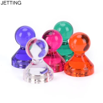 

Random Color Strong Colored Magnetic Thumbtacks Neodymium Noticeboard Skittle Pin Magnets DIY Fridge Whiteboard