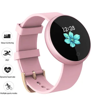 

Smart Women's Watch Heart Rate Blood Pressure Sleep Monitoring Social Information Reminder Smart Watch Compatible Android iOS