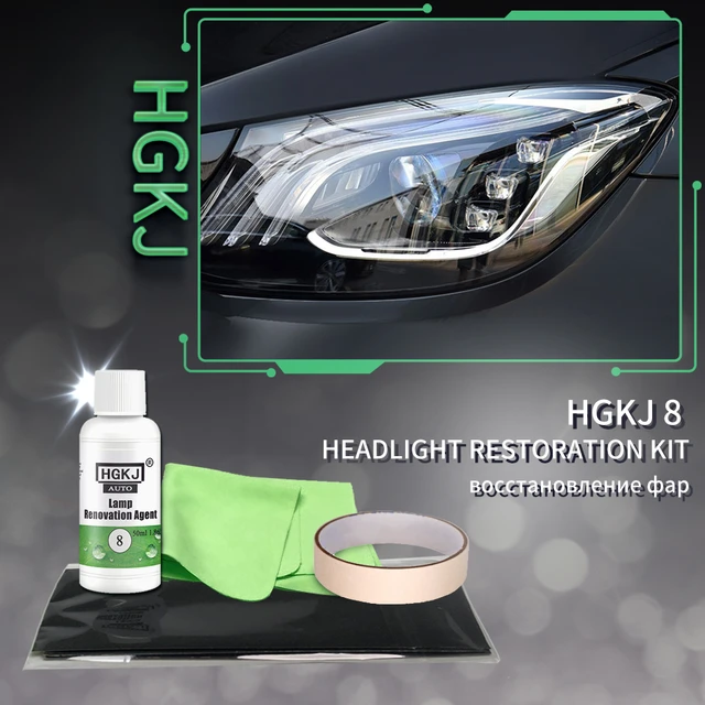 Car Headlight Lens Repair Refurbished Kit Headlights Liquid Polymer Repair Polishing  Car Headlight Restoration Kit - AliExpress