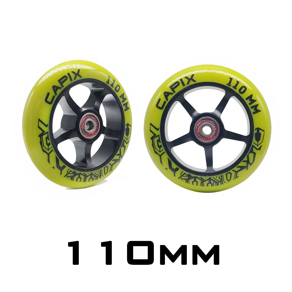 Scooter Wheels 2 pcs/lot Aluminum Alloy Scooter Wheel Bearings
