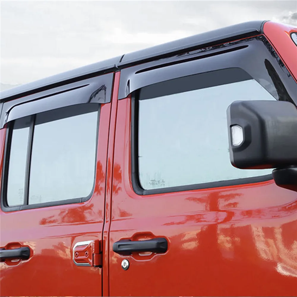 Набор козырьков для окон осевых SCX10 III AXI03007 Wrangler RC автозапчасти защита от солнца