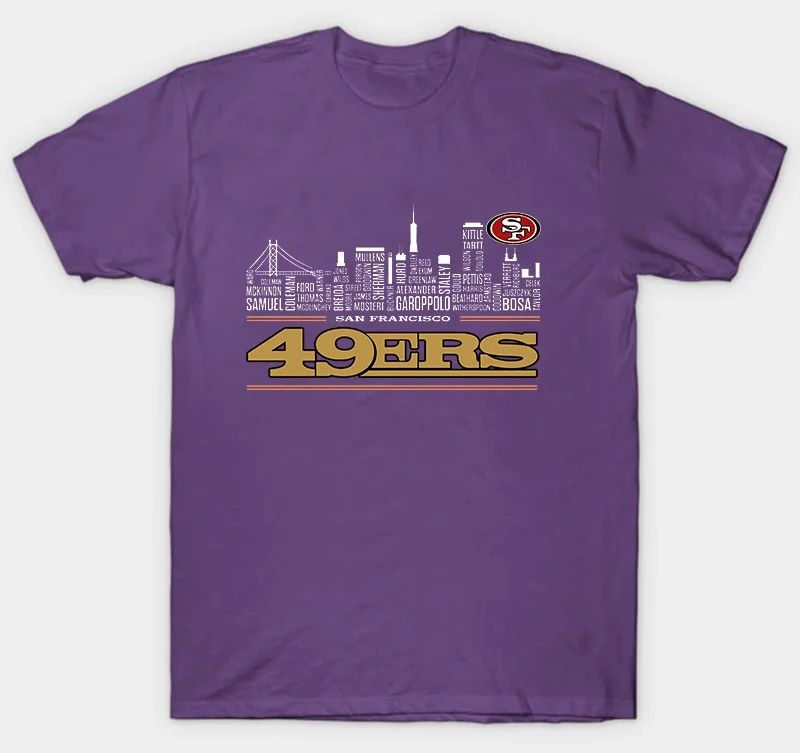 Футболка 49Ers City - Цвет: men purple
